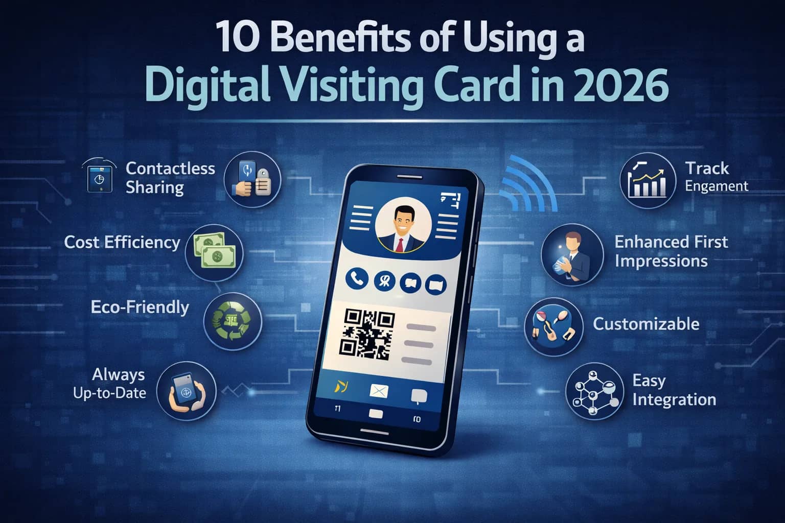 Cover image for 10 Benefits of Using a Digital Visiting Card in 2026