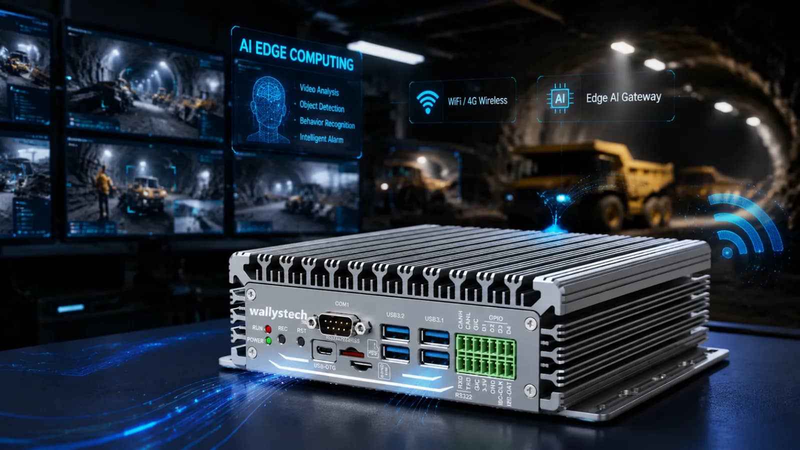 Cover image for Wallys AI Edge AI Solution 70 TOPS Edge Computing Gateway