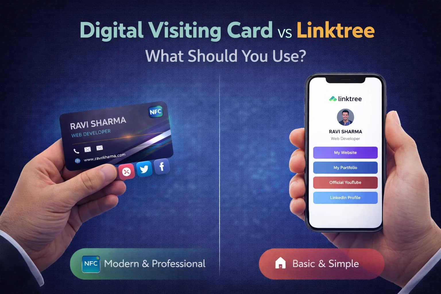 Cover image for DigDDigital Visiting Card vs Linktree: What Should You Use in 2026?